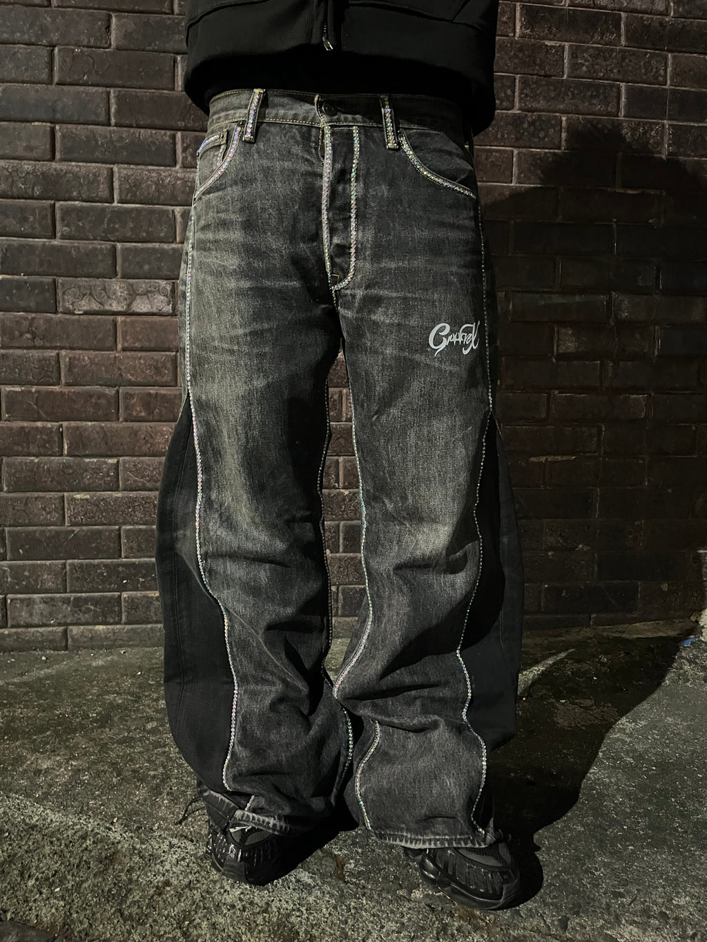 GX 02 ICED OUT FLARED DENIM