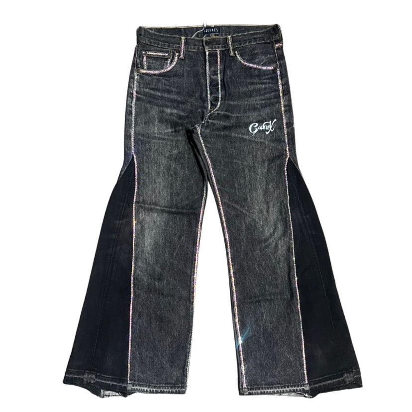 GX 02 ICED OUT FLARED DENIM